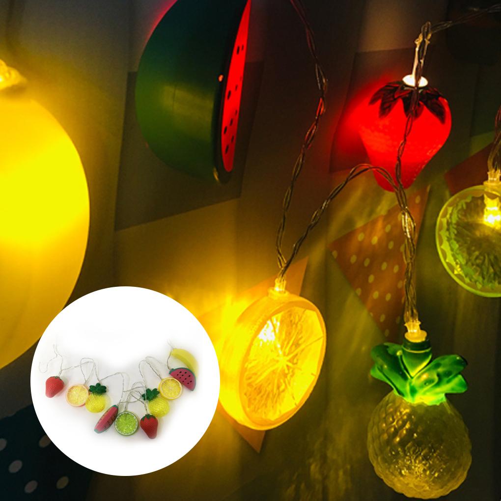 Dây Đèn LED Trang Trí Hình Trái Cây Chạy Bằng Pin