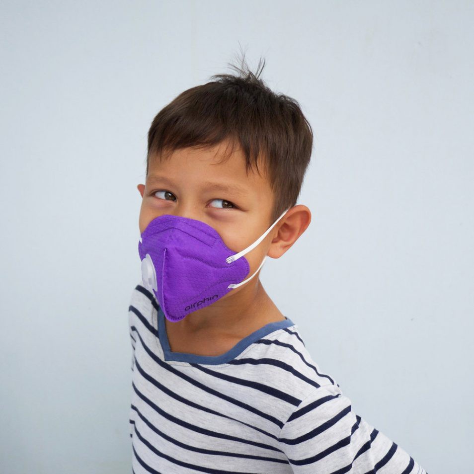 [ Trẻ em 5-12t ] Khẩu trang Airphin chống ô nhiễm, bụi mịn PM 2.5