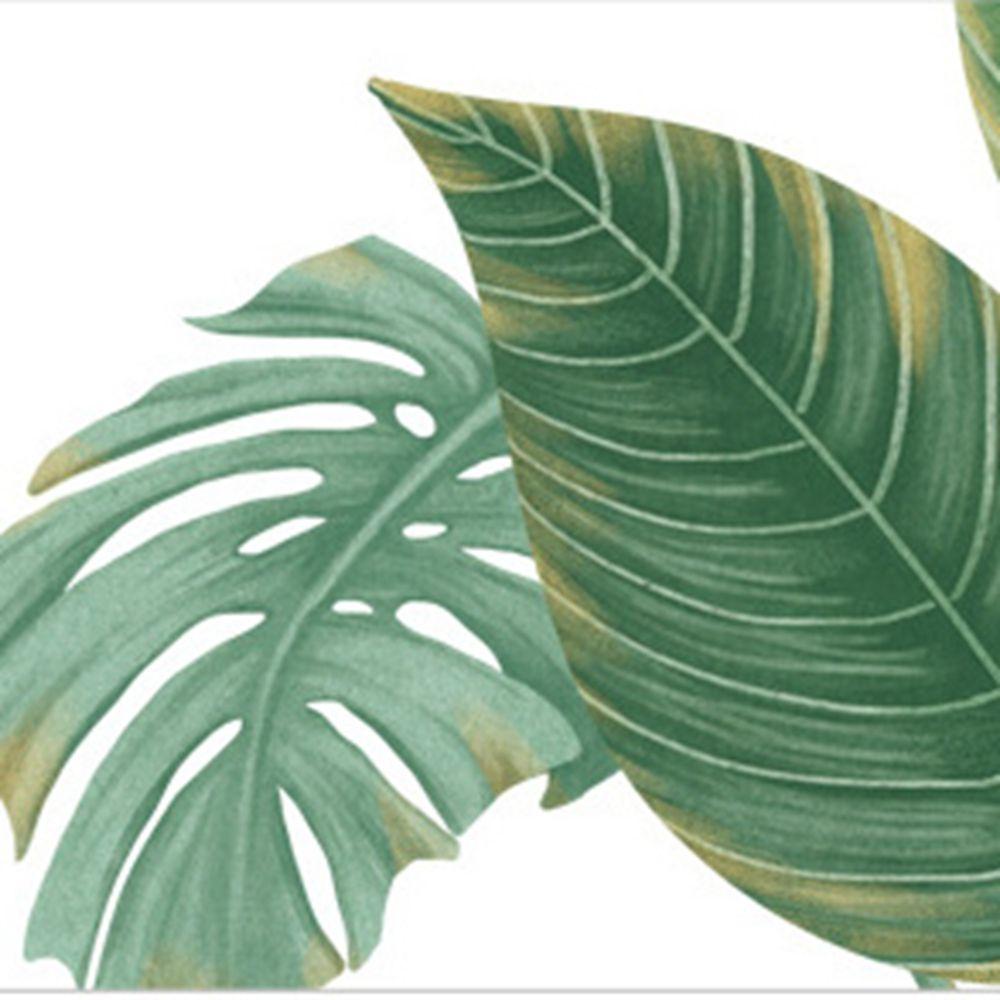 Giấy Dán Tường Họa Tiết Nhiệt Đới Trang Trí Phòng Ngủ / Phông Nền TV