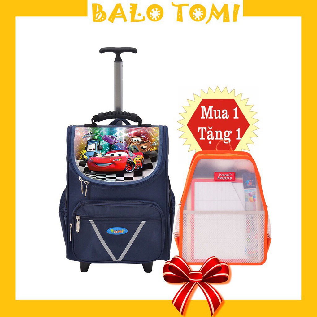 Combo Balo học sinh cần kéo Tomi 9C + Balo học thêm