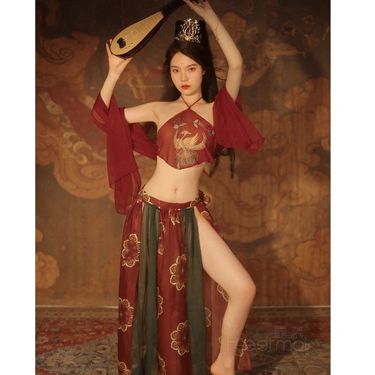 Bộ đồ ngủ voan Cổ trang TuTu L237