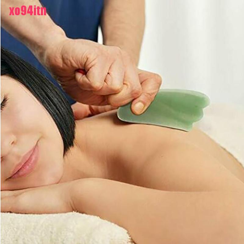 [Hàng mới về] Set cây lăn và miếng guasha massage bằng đá ngọc bích có bán lẻ