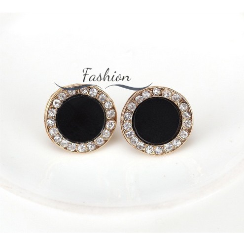 Hoa tai đính đá thời trang dành cho nữ