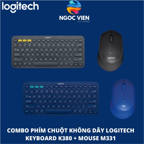 Combo phím chuột không dây Logitech K380 + Mouse Silent M331 - Ngọc Viên Store