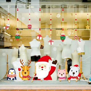 Decal dán tường dán kính noel 5 130x150cm