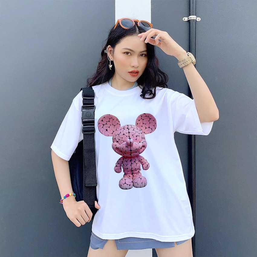 Áo Thun Thiết Kế BEEBEE 100% Cotton Mickey's All Brains-MAB001