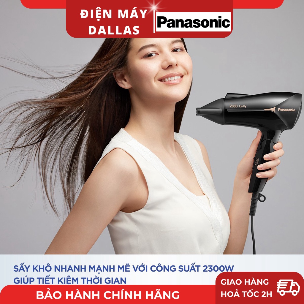 Máy Sấy Tóc Ionity Panasonic EH-NE66-K645 - Tay Cầm Gấp Tiện Lợi - BH 12 Tháng