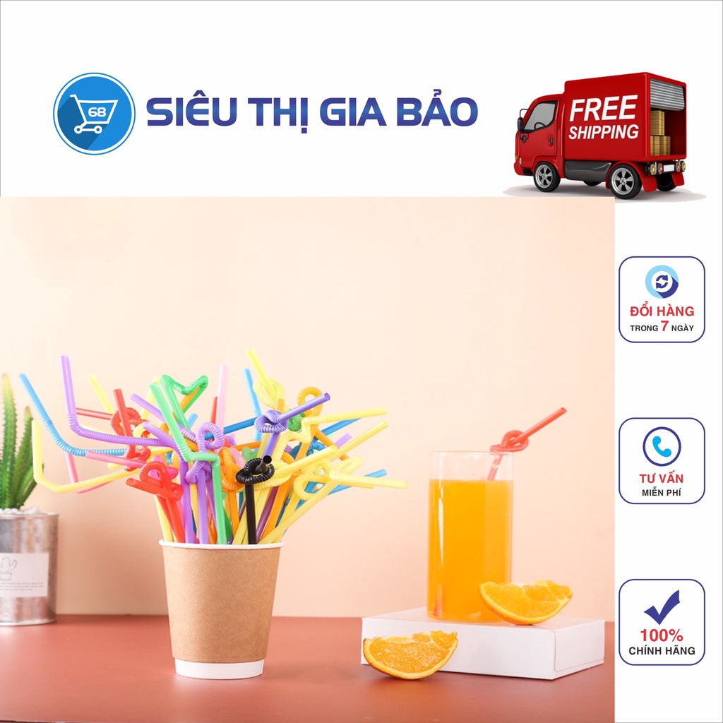 Ống hút nghệ thuật - 1 bịch 80 ống