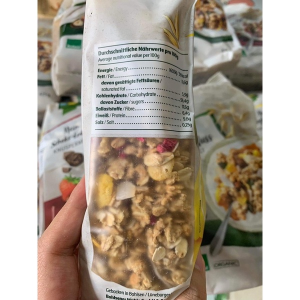 Ngũ cốc giòn hữu cơ Muhle 425g