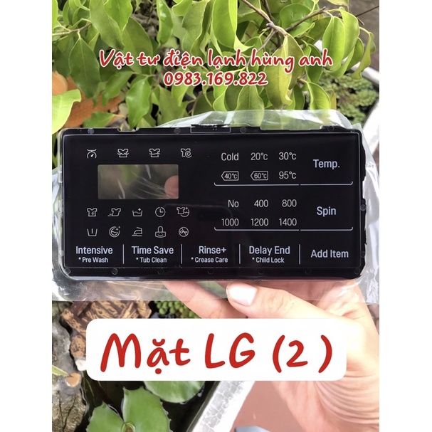 Mặt phím bấm cảm ứng máy giặt LG cửa ngang các loại  ,vật tư điện lạnh hùng anh