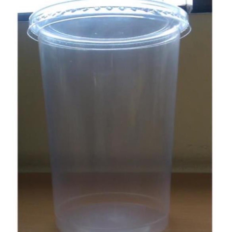 Set 100 Ly nhựa, Cốc nhựa khổng lồ 1000ml kèm nắp hàng Việt Nam chất lượng cao