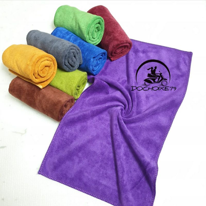 Khăn lau đa năng sợi microfiber mềm mịn siêu thấm hút lau bếp lau tủ khăn lau xe hơi