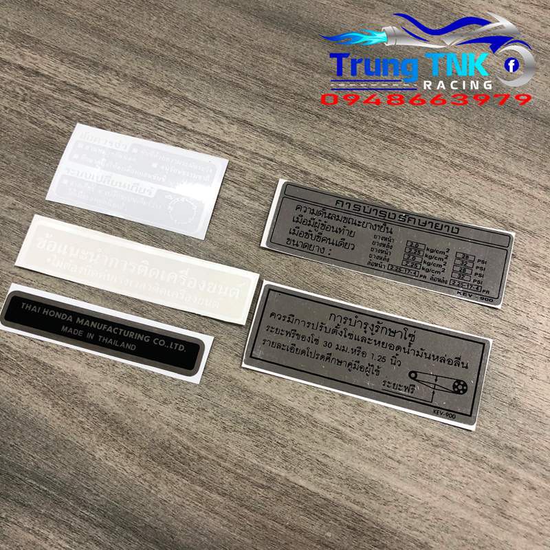 Tem thông số wave thái.