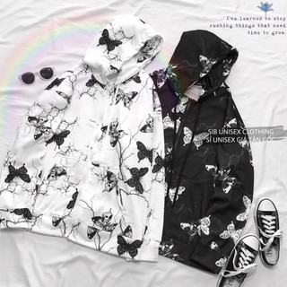 [ẢNH THẬT] HOODIE ZIP BƯỚM
