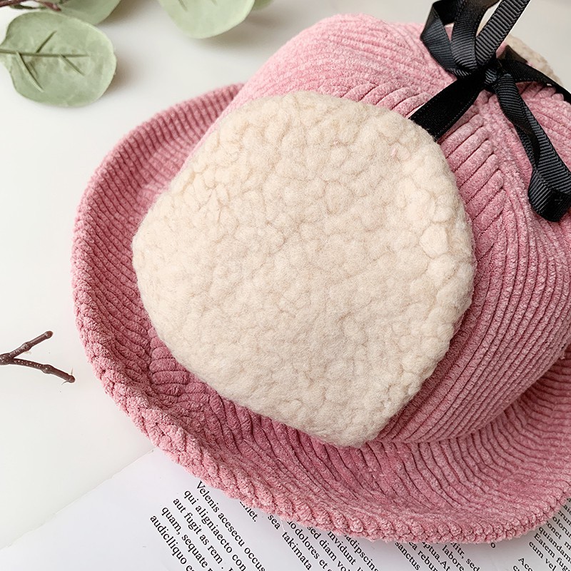 Mũ nhung tăm bịt tai, dày dặn giữ ấm cho bé 1-6 tuổi / mũ vành cho bé