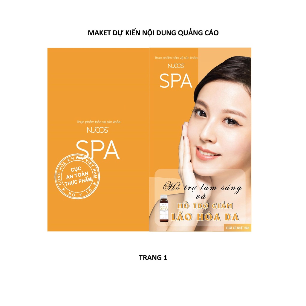 Nước uống collagen Nucos Spa 10000mg chống lão hóa, sáng da (50mlx10 chai) - Hachi Hachi Japan Shop