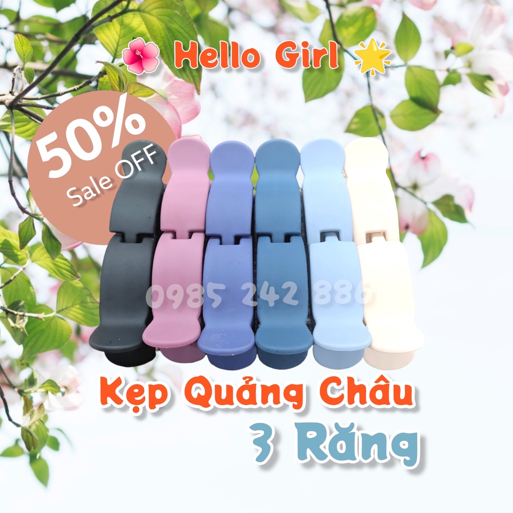 Vỉ 12 Kẹp Càng Cua HÀNG QUẢNG CHÂU Có Hộp Đựng