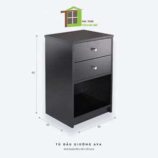 Tủ kệ đầu giường AVA