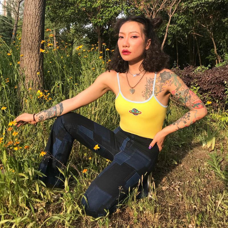 Áo thun lửng dây thời trang hè cá tính cho nữ | BigBuy360 - bigbuy360.vn