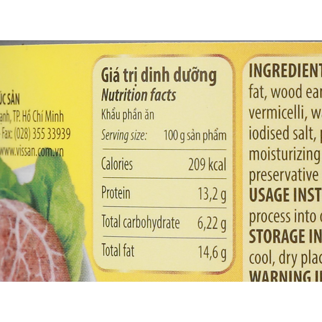 Chả Đùm Vissan Hộp 200g | BigBuy360 - bigbuy360.vn