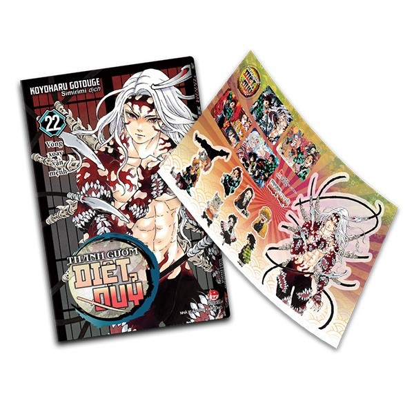 Truyện tranh - Thanh gươm diệt quỷ - Tập 22 - Tặng kèm huy hiệu, bản báo cáo, sticker | BigBuy360 - bigbuy360.vn