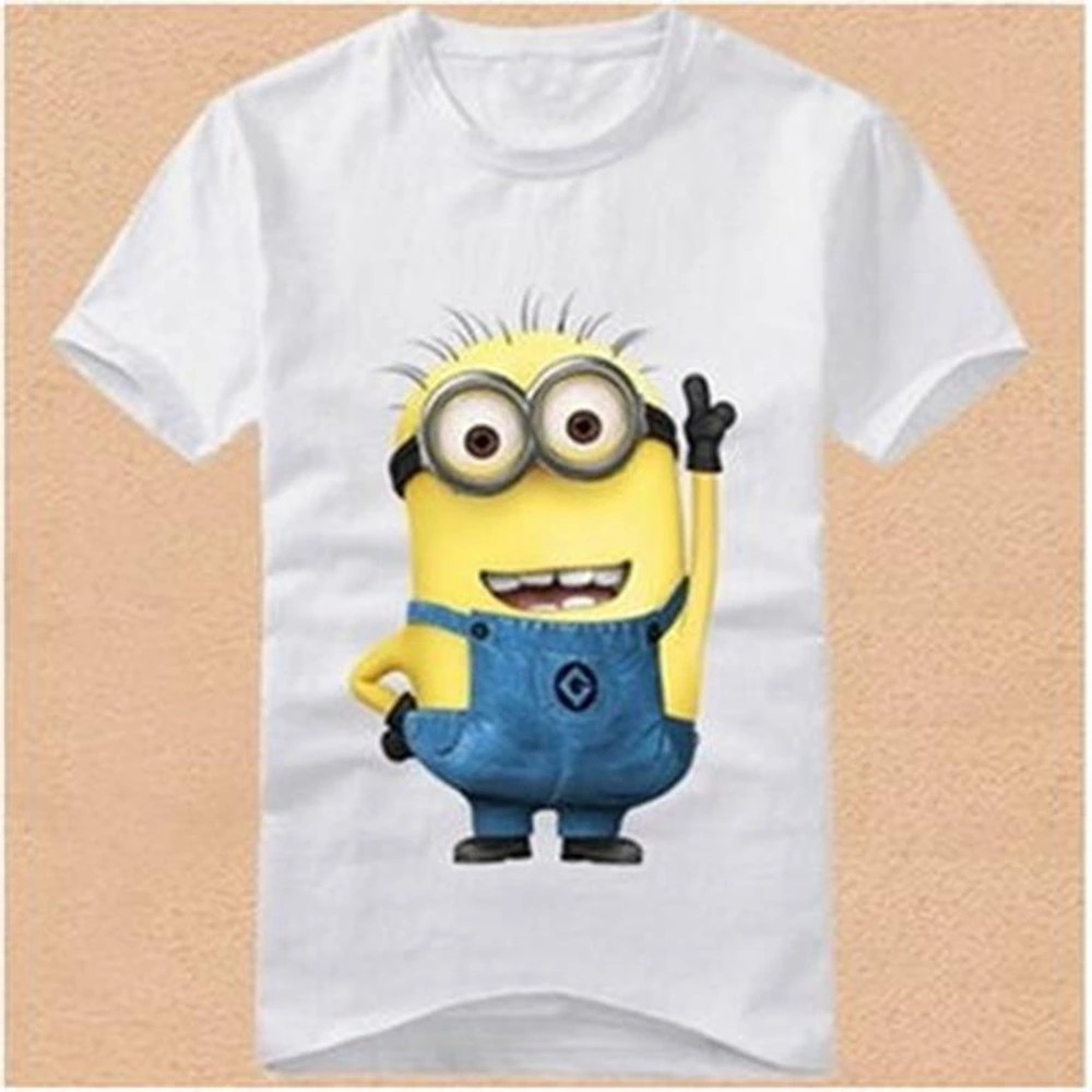 Áo thun cotton tay ngắn hình Minion cho bé trai