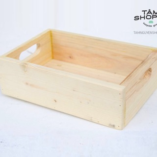 Khay gỗ đựng đồ màu tự nhiên TNS5