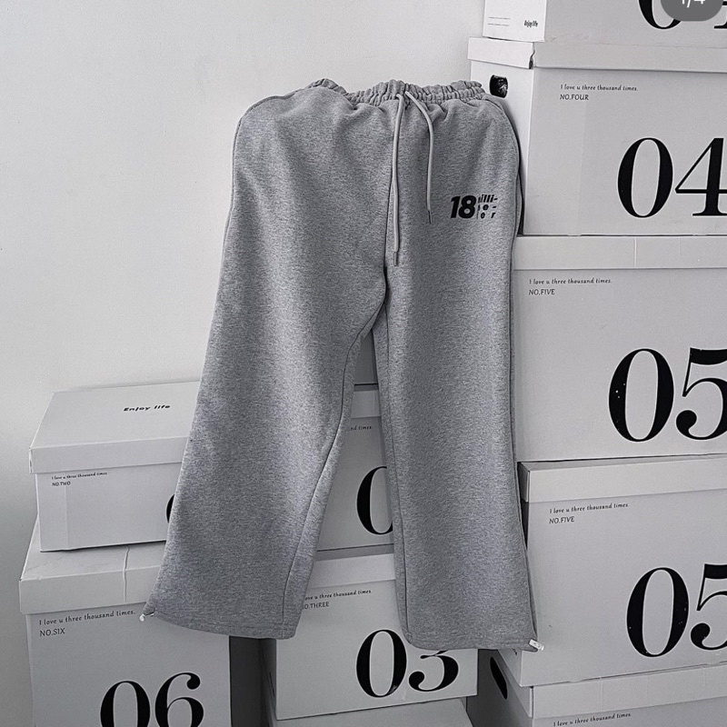 Quần Sweatpants xám tiêu