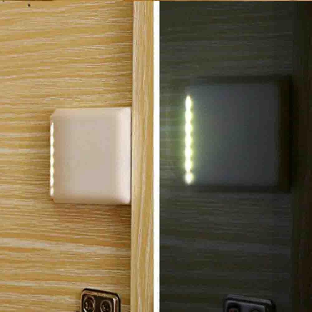 Đèn Led Ban Đêm 7 Bóng Cảm Biến Chuyển Động Hồng Ngoại Sử Dụng Pin Aaa