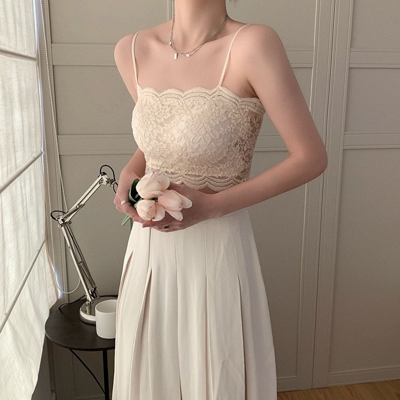 Áo Bra Ren Nữ Dáng Croptop Phối Ren Gợi Cảm Có 5 Màu Lựa Chọn B.z10
