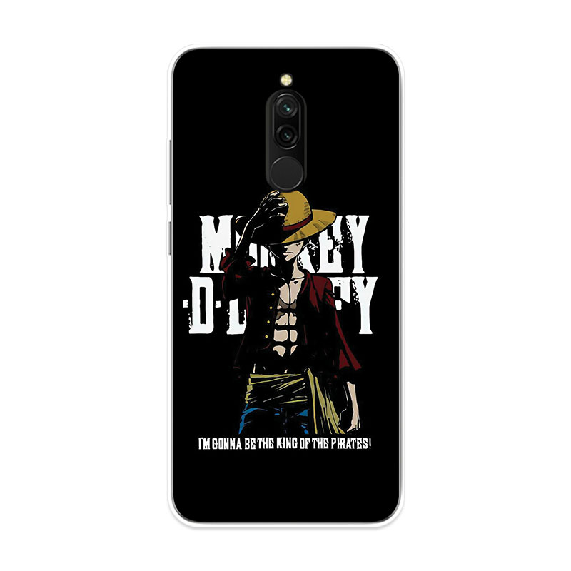 Ốp Lưng Xiaomi Redmi 8 8A Note 8 Pro TPU mềm Case One Piece Black