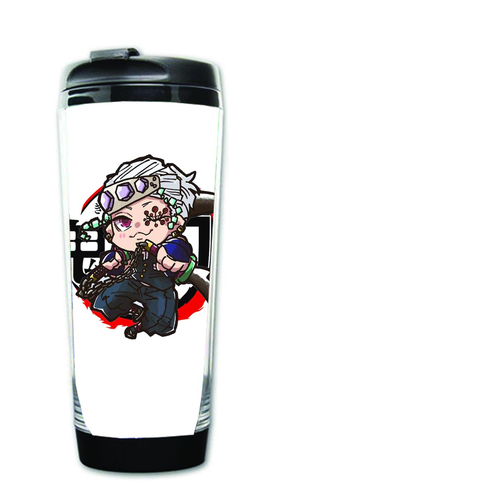 Bình nhựa đựng nước in hình  KIMETSU NO YAIBA THANH GƯƠM DIỆT QUỶ anime chibi tiện lợi dễ thương xinh xắn M5