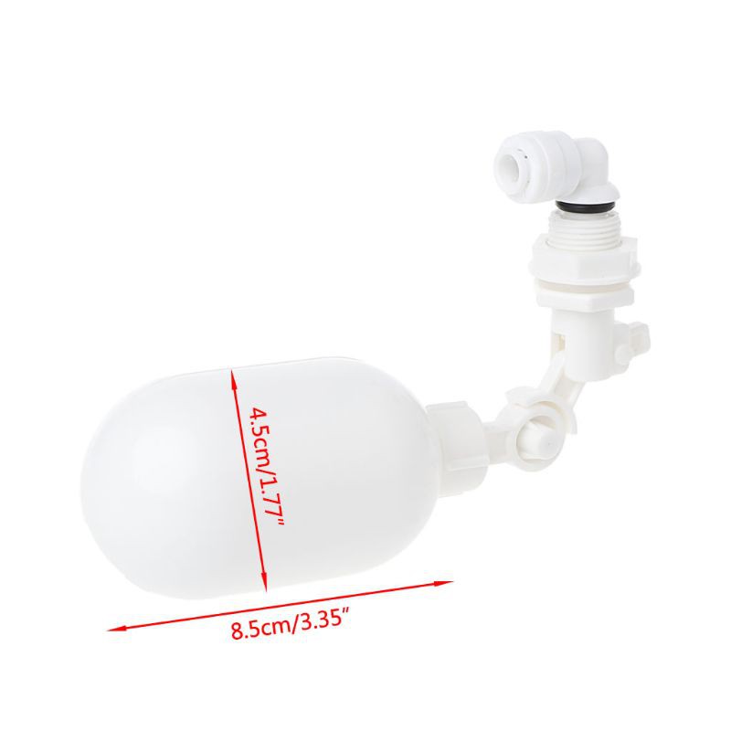 UKI  Plastic Float Ball Valve Shut Off Automatic Feed Fill Fish Tank Aquarium Water