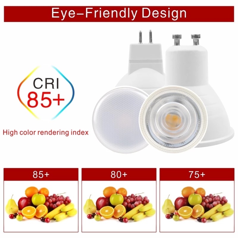 Bóng Đèn Led E14/E27 MR16 SMD 2835 6W 220V COB Chất Lượng Cao