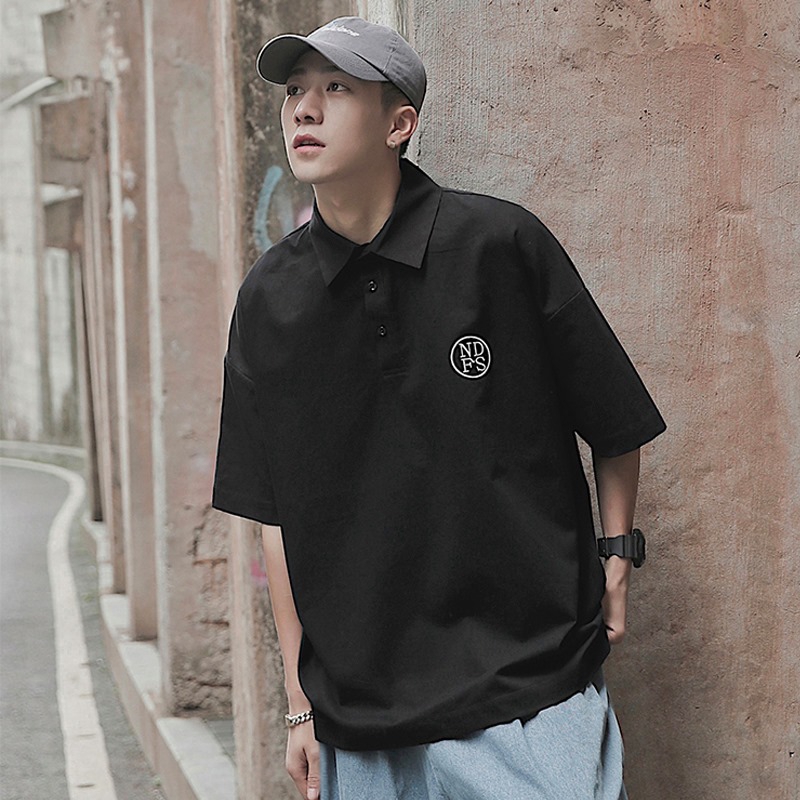 [Mã SKAMSALE07 giảm 10% TỐI ĐA 100K đơn150K] Áo Polo form rộng NDFS, Áo polo oversize unisex, Jack Lane