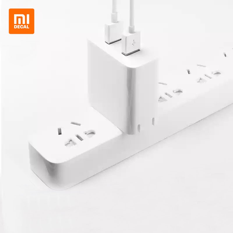 Củ sạc nhanh 36W Xiaomi 2 cổng USB, Quick Charge QC 3.0