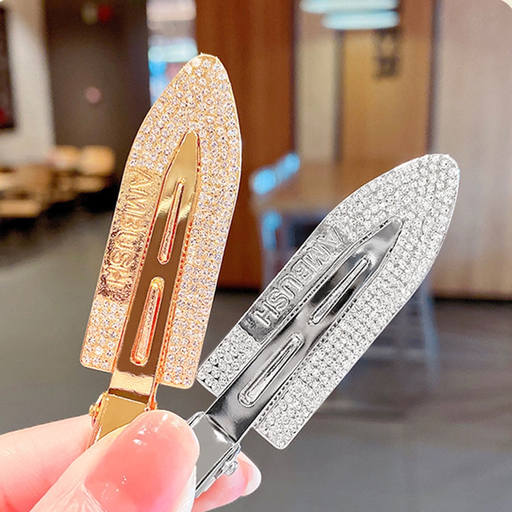 1 Kẹp Tóc Mỏ Vịt Đính Đá Lấp Lánh Thời Trang Cho Nữ