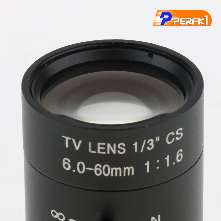 Giá Đỡ Ống Kính 6mm - 60mm 1 / 3 &quot;F1.6 Cho Máy Quay An Ninh Cctv