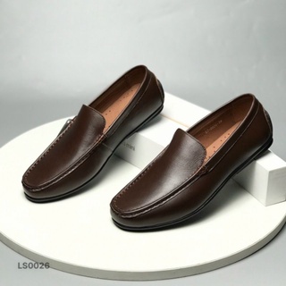 Giày lười moccasin da nam cao cấp tx016