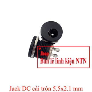 Jack DC cái tròn 5.5x2.1 mm