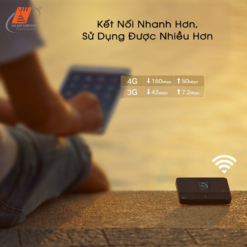 Bộ phát WiFi di động Wireless TP-Link 4G M7350 | 10 thiết bị kết nối - Pin 2000mAh - Tự nhận dạng Sim - Hàng chính hãng