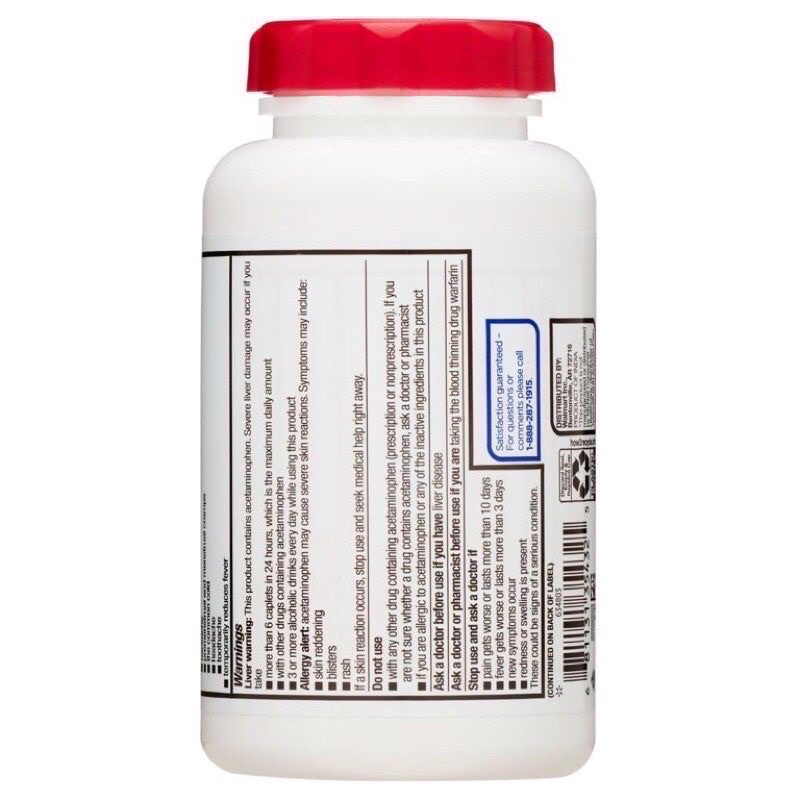 Viên khớp 8HR Acetaminophen 650 mg 225 viên Mỹ