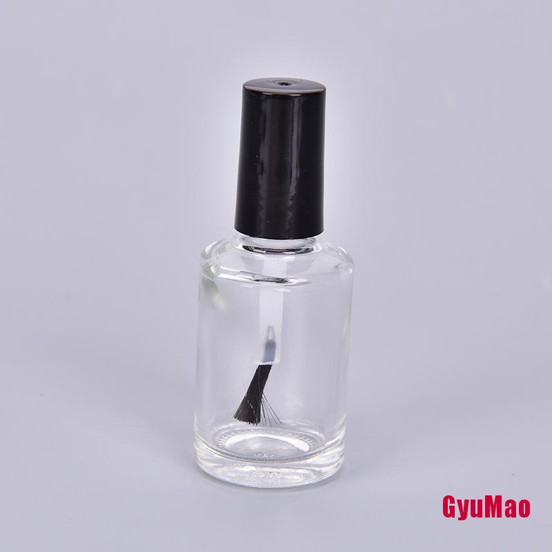 1 Lọ Thủy Tinh Rỗng Kèm Cọ Lau Chùi Móng Tay 5/10/15ml