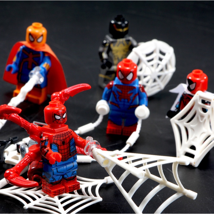 Spiderman Lego Book 52 Minifigures - Mô Hình  Lắp Ráp Sách Spiderman 52 Nhân Vật