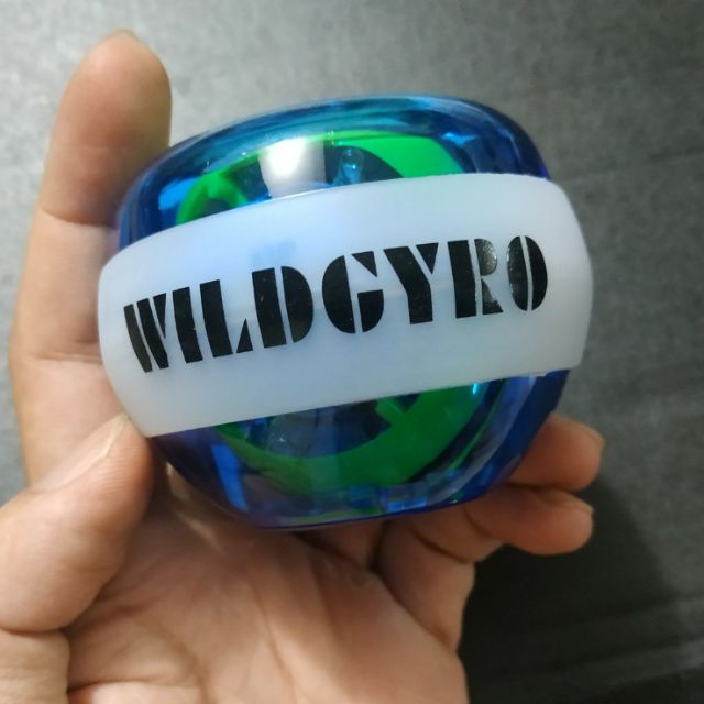 Bóng tập cổ tay, loại tự động, có đèn Power Ball WILDGYRO