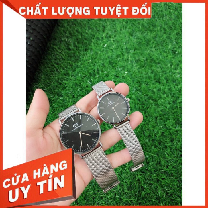 Đồng hồ DW dây lưới thép nam nữ trẻ trung sang trọng - Bảo hành 12 tháng