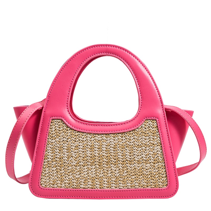 Túi Xách Đeo Vai Đan Cói Hình Vuông Thời Trang Mùa Hè 2022 Cho Nữ