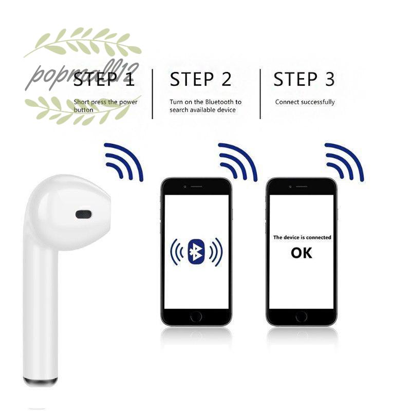 Fone de ouvido sem fio I7S TWS Bluetooth 4.2 fone de ouvido estéreo fone de ouvido com caixa de carga e microfone | BigBuy360 - bigbuy360.vn