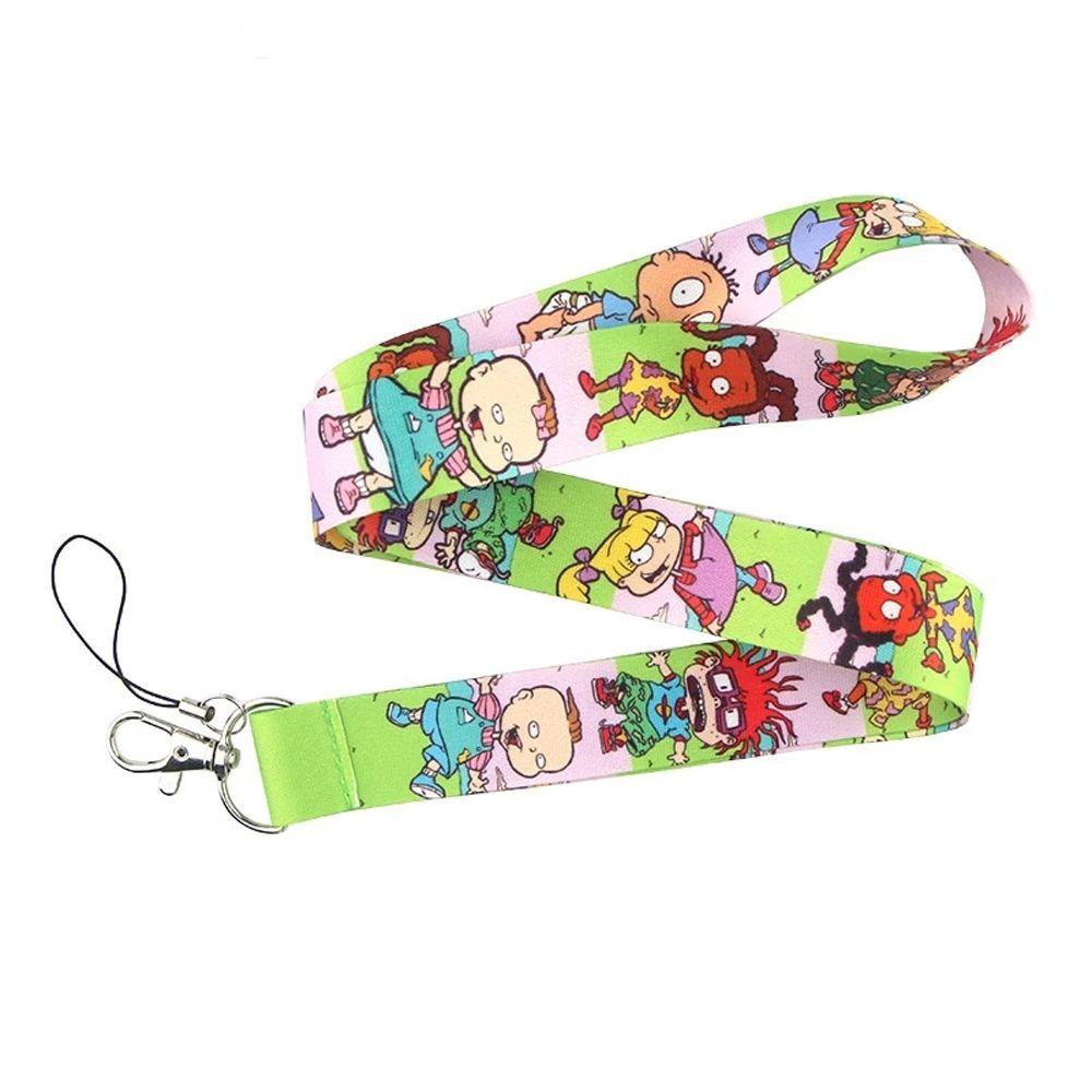 Glees Dây Đeo Điện Thoại / Thẻ ID USB Nhân Vật Phim Rugrats Hoạt Hình Anime