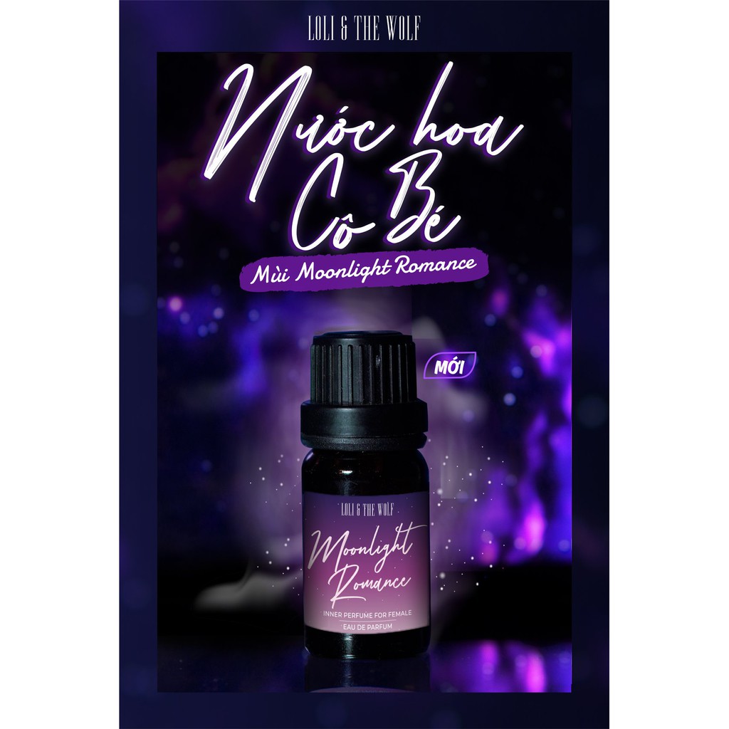 Nước hoa vùng kín nữ Moonlight Romance Eau De Parfum lưu hương lâu chai 10ml - LOLI & THE WOLF | Thế Giới Skin Care